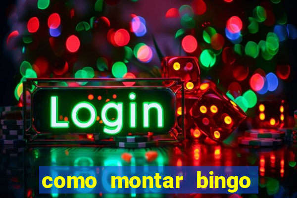 como montar bingo brinquedos toia